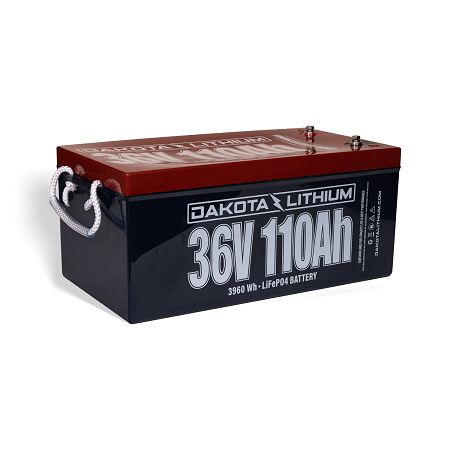 Dakota 36V 110Ah Deep Cycle LiFePO4 Battery